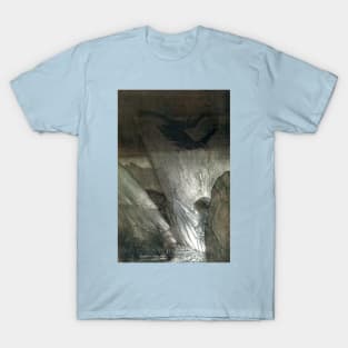 Erda Bids Thee Farewell - The Rhinegold and the Valkyrie - Arthur Rackham T-Shirt